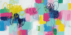 Vibrant Abstract Brushstroke Wallpaper