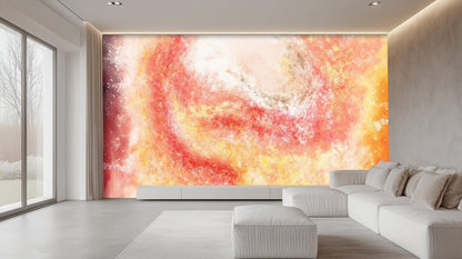 Abstract Multi Color wallpaper for Living Room
