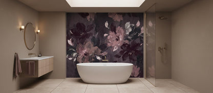 Art Nouveau Multi Color wallpaper for Bathroom