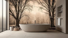 Contemporary Multi Color wallpaper for Bathroom