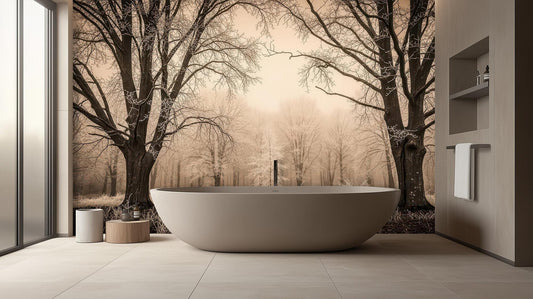 Contemporary Multi Color wallpaper for Bathroom