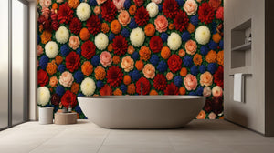 Contemporary Multi Color wallpaper for Bathroom