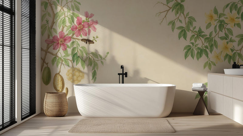 Contemporary Multi Color wallpaper for Bathroom