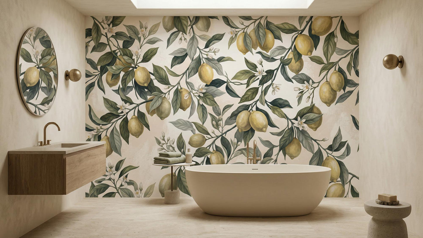 Contemporary Multi Color wallpaper for Bathroom