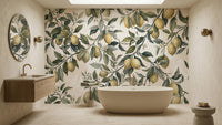 Contemporary Multi Color wallpaper for Bathroom