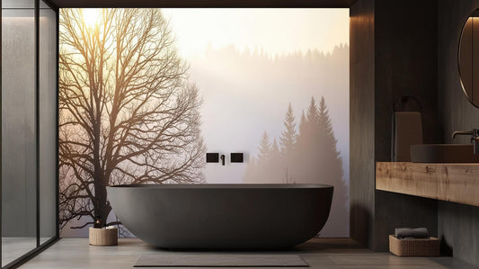 Contemporary Multi Color wallpaper for Bathroom