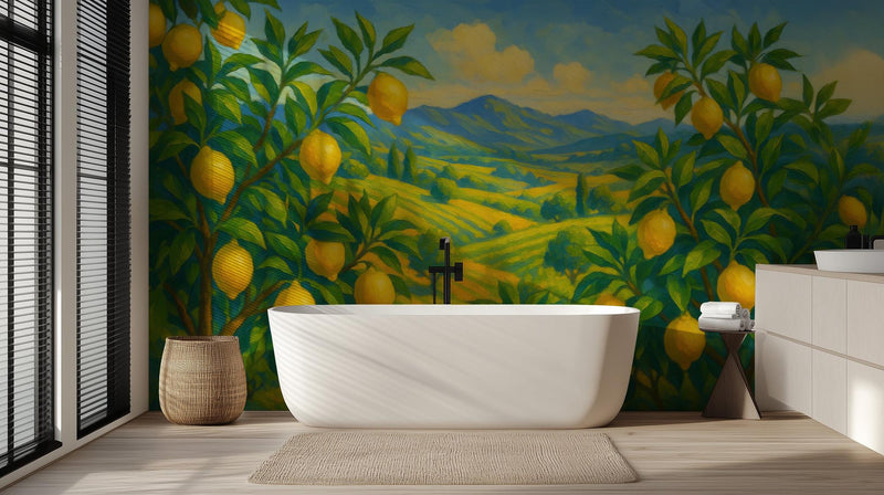 Contemporary Multi Color wallpaper for Bathroom