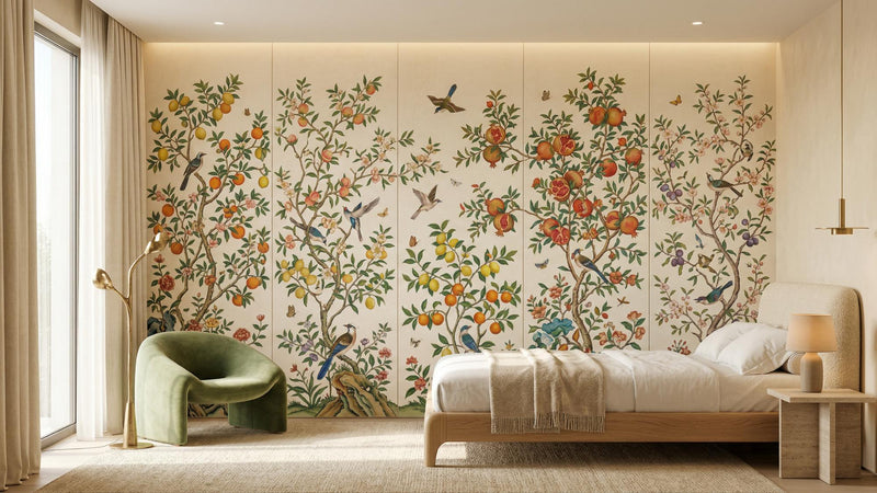 Contemporary Multi Color wallpaper for Bedroom