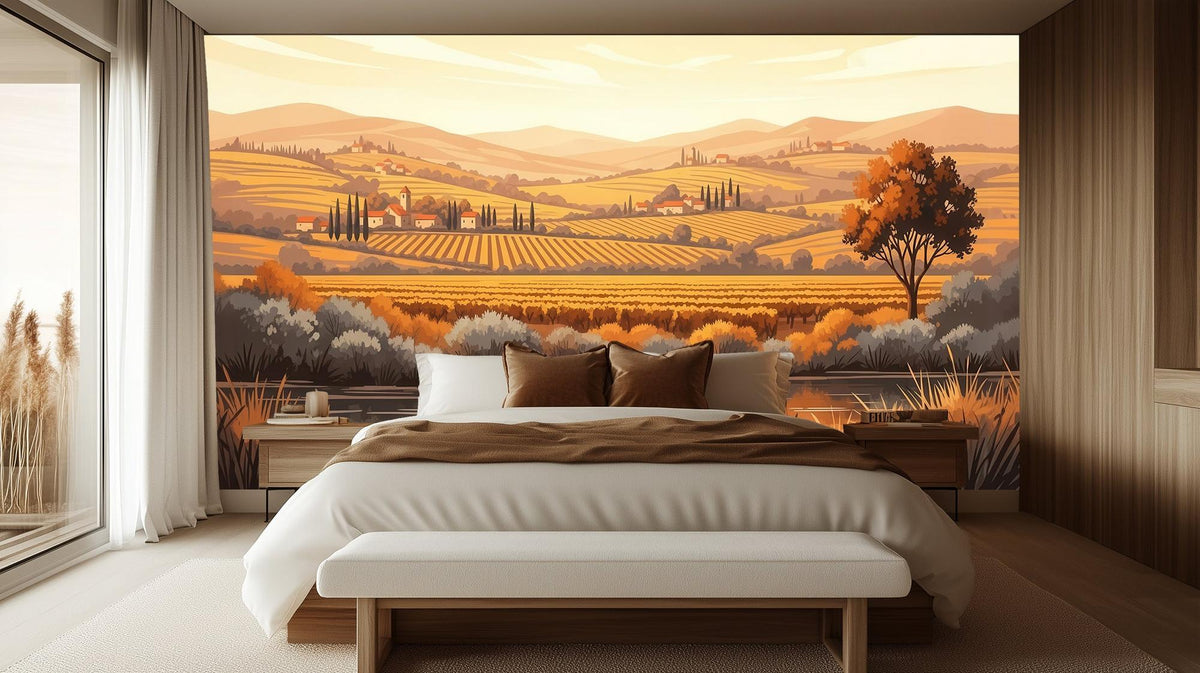 Contemporary Multi Color wallpaper for Bedroom