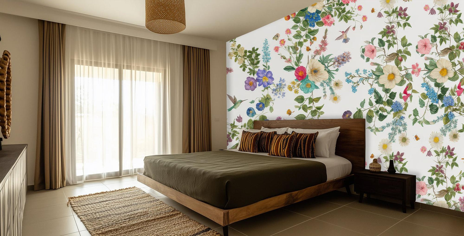 Contemporary Multi Color wallpaper for Bedroom