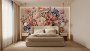 Contemporary Multi Color wallpaper for Bedroom