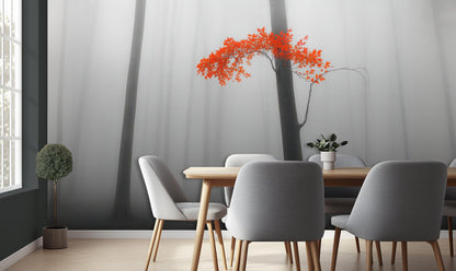 Contemporary Multi Color wallpaper for Dining Room