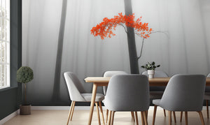 Contemporary Multi Color wallpaper for Dining Room