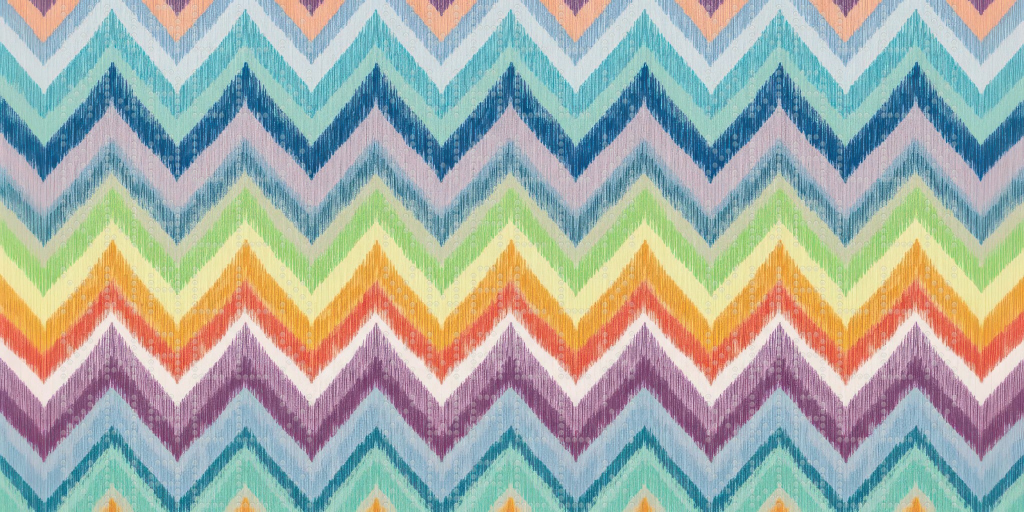 Vibrant Chevron Stripes Wallpaper