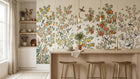 Fruit tree blossom wallpaper for a kitchen breakfast nook