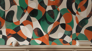 Contemporary Multi Color wallpaper for Living Room