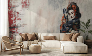 Contemporary Multi Color wallpaper for Living Room