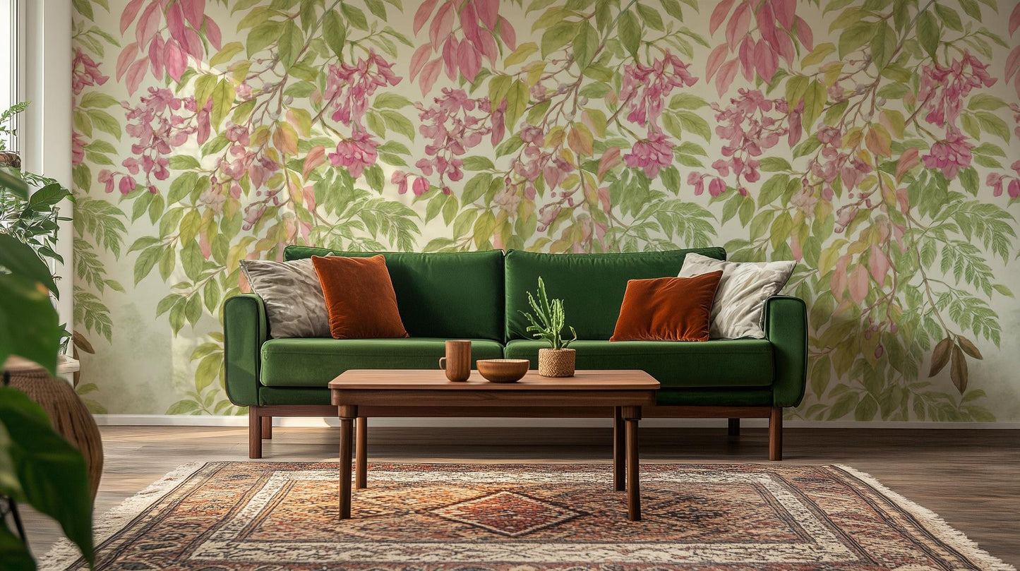 Contemporary Multi Color wallpaper for Living Room