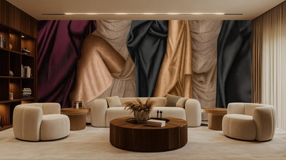 Contemporary Multi Color wallpaper for Living Room