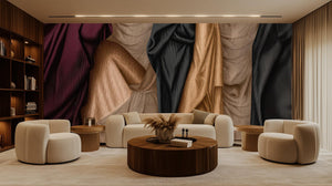 Contemporary Multi Color wallpaper for Living Room