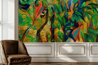 Contemporary Multi Color wallpaper for Living Room