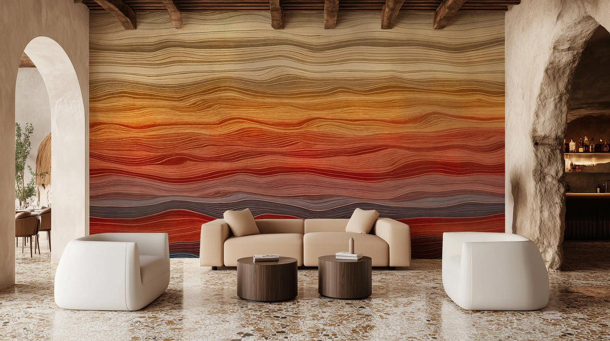 Contemporary Multi Color wallpaper for Living Room