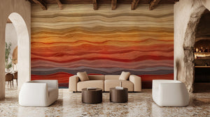 Contemporary Multi Color wallpaper for Living Room