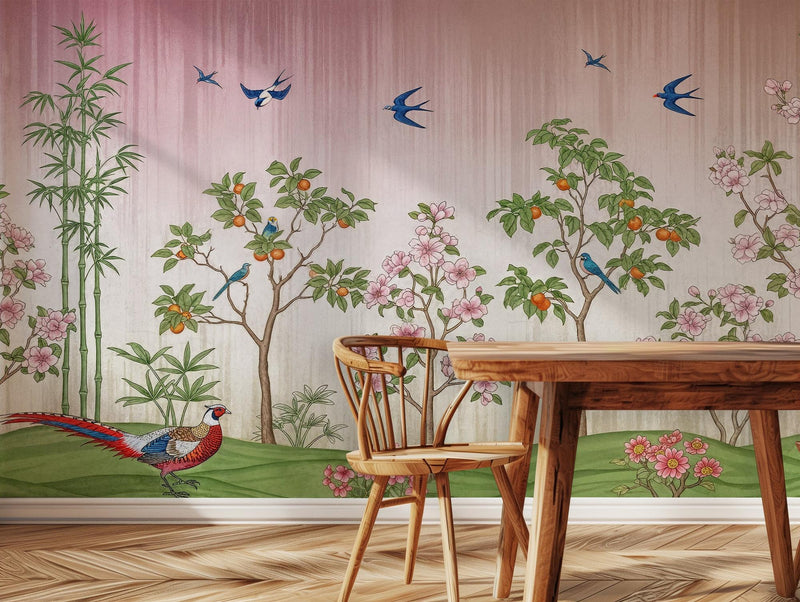 Contemporary Multi Color wallpaper for Living Room