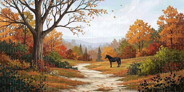 Muhteşem Siyah Aygır Duvar Kağıdı - Sample
