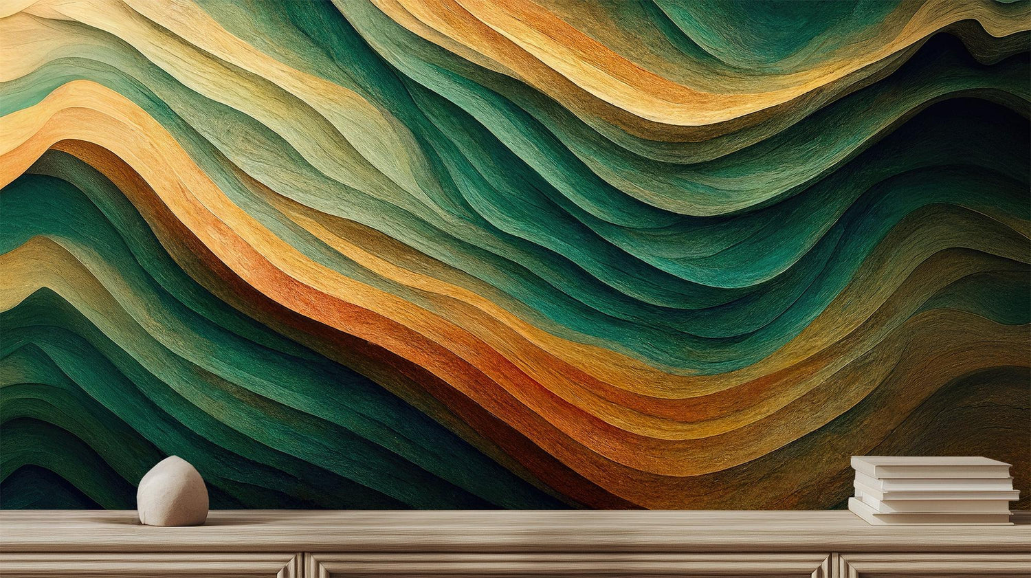 Contemporary Multi Color wallpaper for Living Room
