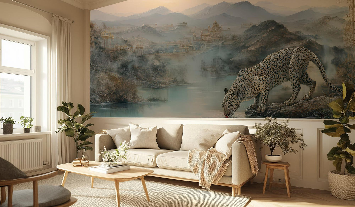 Contemporary Multi Color wallpaper for Living Room