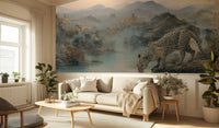 Contemporary Multi Color wallpaper for Living Room