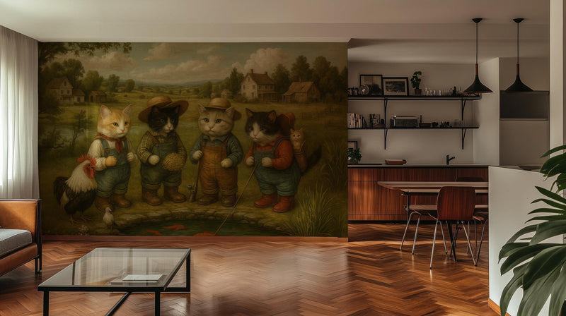 Eclectic Multi Color wallpaper for Kids