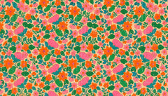 Canlı Floral Bahçe Duvar Kağıdı