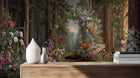 Eclectic Multi Color wallpaper for Living Room