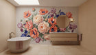 Banyo için Modern Çok Renkli duvar kağıdı
