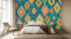 Modern Multi Color wallpaper for Bedroom
