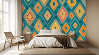Modern Multi Color wallpaper for Bedroom