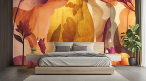 Modern Multi Color wallpaper for Bedroom