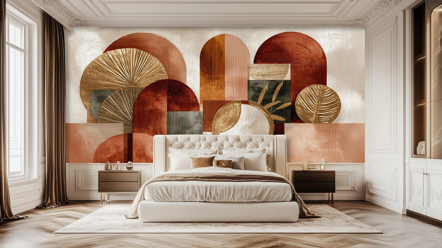 Modern Multi Color wallpaper for Bedroom