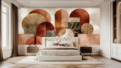 Modern Multi Color wallpaper for Bedroom
