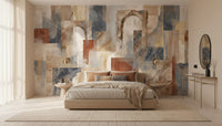 Modern Multi Color wallpaper for Bedroom