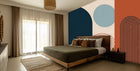 Modern Multi Color wallpaper for Bedroom