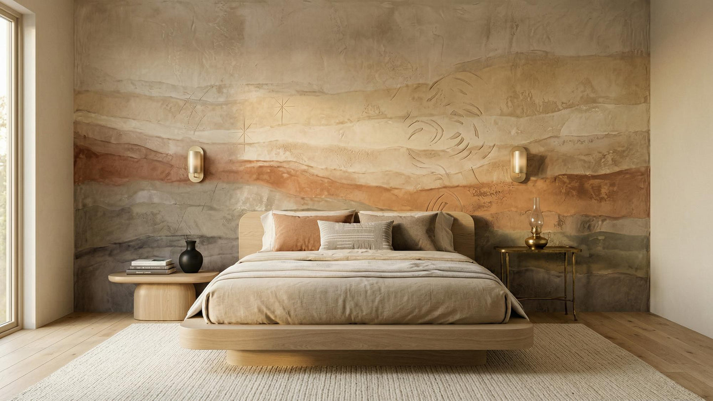 Modern Multi Color wallpaper for Bedroom