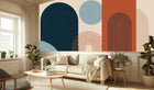Modern Multi Color wallpaper for Living Room