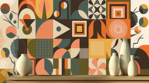 Modern Multi Color wallpaper for Living Room