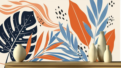 Modern Multi Color wallpaper for Living Room