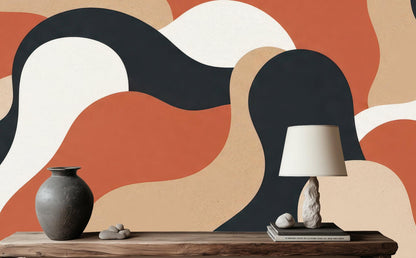 Modern Multi Color wallpaper for Living Room
