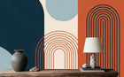 Modern Multi Color wallpaper for Living Room