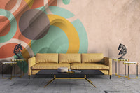 Modern Multi Color wallpaper for Living Room